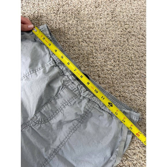 Aeropostale Gray Parachute Cargo Pants Cotton Drawstring Jogger Pockets size S - Picture 4 of 9